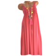 thumbnail image 5 of IDALL Summer Dresses,Sundresses for Women Women's Casual Lace Hollow Sleeveless Loose Spaghetti Trap Tunic Dress Beach Dress,Sexy Dresses,Petite Dresses Pink Dress M, 5 of 8
