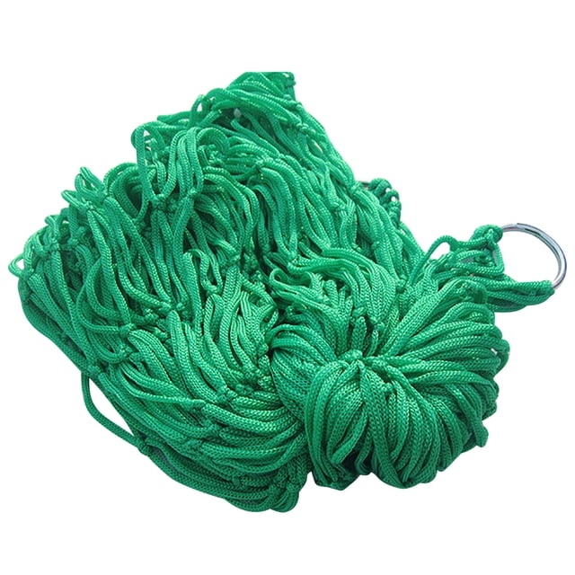 Bangcool Camping Hammock Portable Meshy Rope Backpack Hammock Travel Hammock for Outdoor