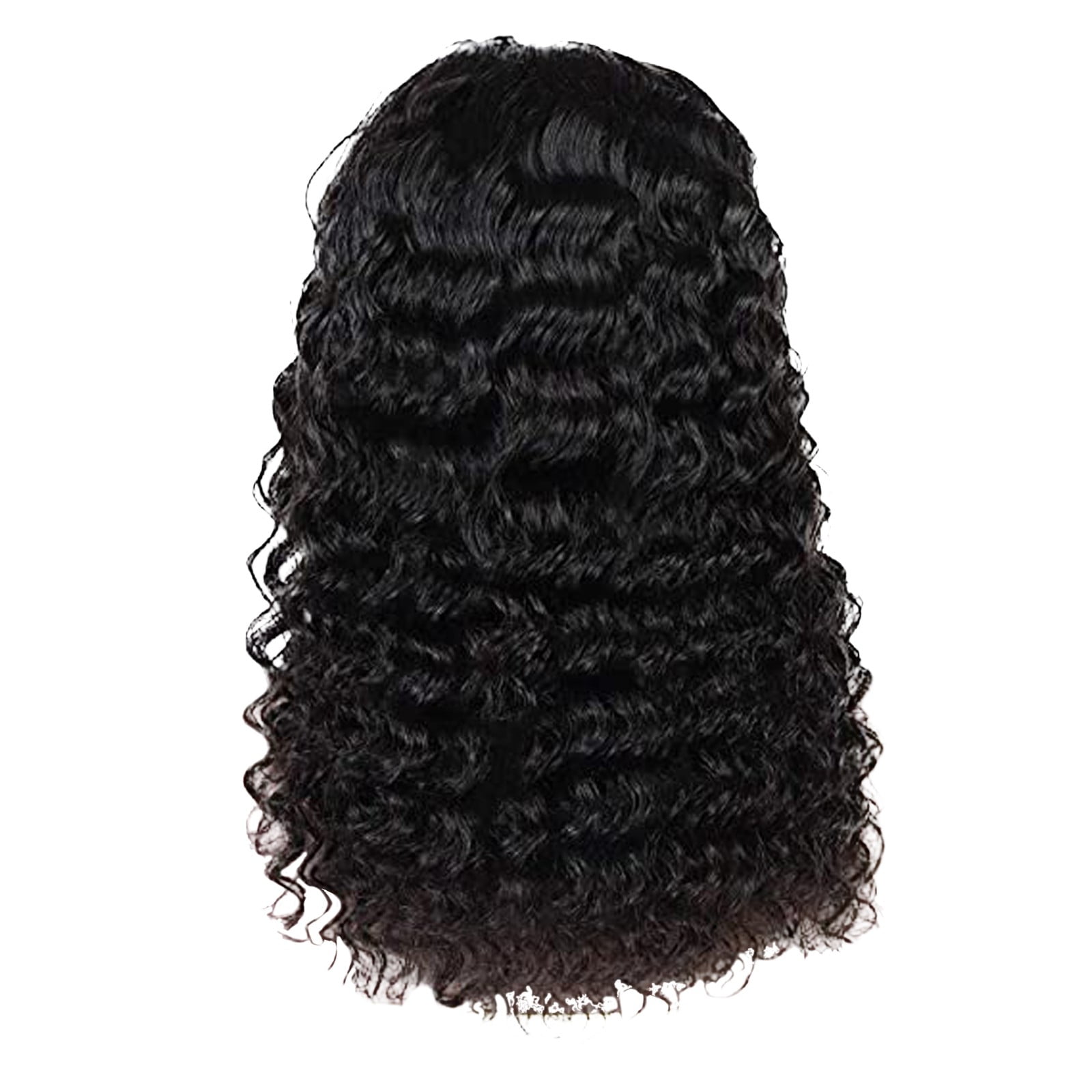 Qliuoazw Lace Front Human Hair Wigs Pre Plucked 150% Density Remy Curly
