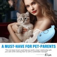 thumbnail image 2 of Steamy Pet Brush for Cats and Dogs, 3-in-1 Electric Spray Cat Brush for Indoor Cat, Rechargeable Pet Steam Brush for Shedding & Massage, Water Spray Hair Deshedding Tool for Tangled & Loose Fur, Blue, 2 of 8