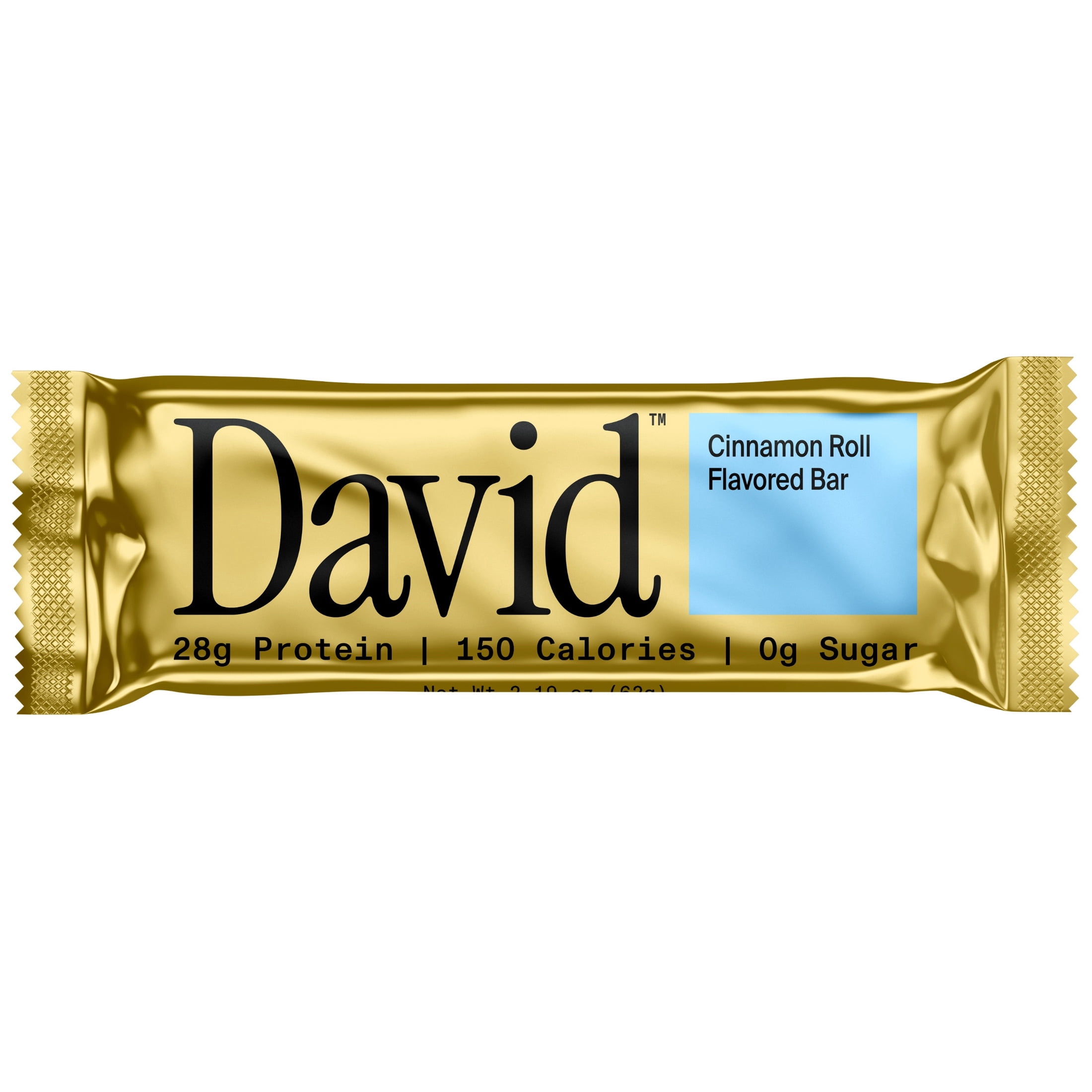 David Cinnamon Roll Flavored Bar 12 - 2.19 oz Bars