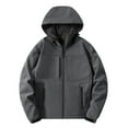 thumbnail image 4 of Dpytoraw Male Autumn And Winter Solid Color Soft Jacket Jacket, 4 of 5