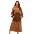 thumbnail image 4 of Oversized Wearable Animal Blanket Hoodie Cute Cozy Long Robe for Women and Men Perfect for Staying Warm and Comfortable at Home Ideal Gift for Animal Lovers and Cold Weather Relaxation, 4 of 6