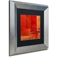 thumbnail image 2 of Trademark Fine Art "Essence of Red" Canvas Art by Michelle Calkins, Black Matte, Silver Frame, 2 of 4