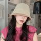 thumbnail image 5 of Sombrero de pescador plegable con circunferencia de 58-60cm, sombrilla femenina, sombrero protector solar, color simple, sombrero de cubo a juego, 5 of 5