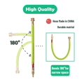 thumbnail image 3 of Minimprover Lead -Free Brass 16.9" Winterize Sprinkler System RV Motorhome Boat Camper and Travel Trailer: Air Comp Quick-Connect Plug To 3/4" Garden Hose Faucet Blow Out Adapter Fitting with Valve, 3 of 6