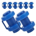 thumbnail image 1 of ORDDIART 8pcs Dustproof Trampoline Cover Blue Plastic for Public Parks Families, 1 of 4