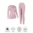 thumbnail image 2 of ANFERRY Womens Ski Thermal Set Quick Dry Breathable 2 Pieces Base Layers Seamless Crew Neck Warm Long John Underwear for Winter, 2 of 8