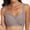 Grey, variant on Plus Size Seamless Jelly Bra with No Underwire Sag Retraction Support Comfort Fit White L