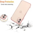 thumbnail image 5 of for iPhone 11 Case, Slim Shockproof Electroplated iPhone 11 Protective Phone Case, Pink, 5 of 10