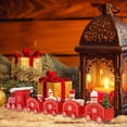 thumbnail image 2 of TEHAUX 1 Set Wooden Train Toy Creative Desktop Ornament For Christmas Party Props, 2 of 4
