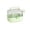 Green, variant on Portable Hamster Carrier, Transparent Small Animal Cage with Handle & Water Bottle for Gerbil Mice, 10X6.3X6.2In Yellow