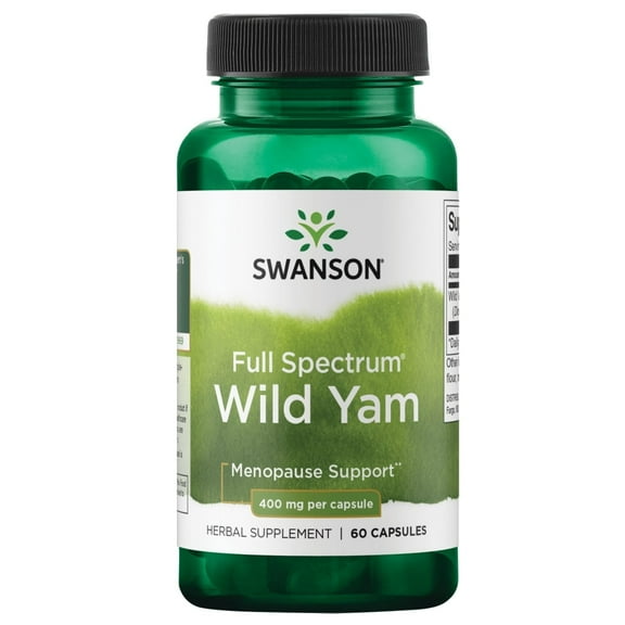 Swanson Full Spectrum Wild Yam 400 mg 60 Capsules