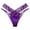 Purple, variant on Panties for Women,Lace Thong Underwear Stretch Bikini Briefs Comfortable Seamless Panties,Womens Underwear,,One Size