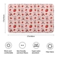 thumbnail image 3 of Pink Cow Strawberry Pattern Bathroom Rugs Mat,Non Slip Microfiber Bathroom Rug,Rubber Backing,Soft Bathroom Mats for Bathroom Floor,Tub and Shower,17x27in(43x68cm), 3 of 5