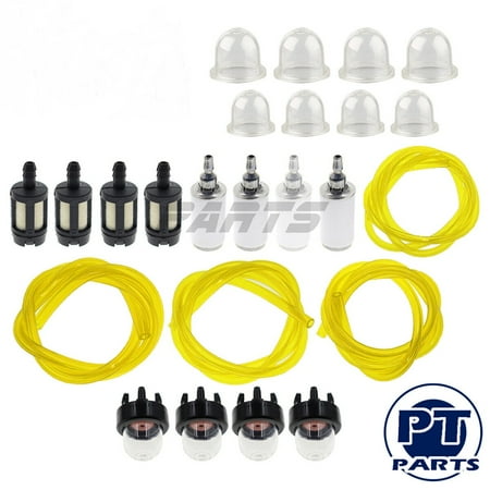 

Fuel Filter Primer Bulb Line Hose Kit 4 Sizes For Poulan Weed Eater Gas Trimmer