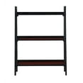 thumbnail image 2 of Linon Camden Wood Three Shelf Bookcase in Black, 2 of 14