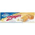 HOSTESS Iced Vanilla ZINGERS, Iced Vanilla Cakes 12.70 oz, 10 Count
