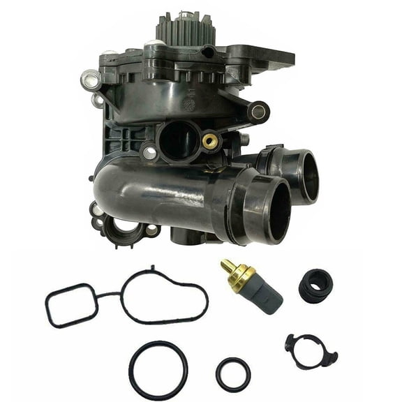 NOVAPARTS Water Pump Assembly w/Sensor for Audi A3 A4 A5 Q5 TT VW CC Golf Jetta GTI Passat 06H121026AB