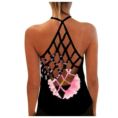 

Dtydtpe Tank Sunflower Top Fashion Blouse Print Womens Vest O-Neck Sleeveless Women s Blouse Basics Women Pajama