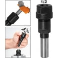 thumbnail image 3 of ABPETE Router Bit Extension Rod - 1/2-Inch Shank Collet Adapter for Woodworking, Engraving & Trimming Machines,Precision Machined Extension for 1/2-inch Bits, 3 of 7