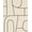 Beige, Pattern 3, variant on ODIKA 8'x10' Washable Area Rug Durable, Non-Slip Beige Black Geometric Abstract Art Design Contemporary Visuals with Minimalist Shapes for Living Room, Under Sectional, Family