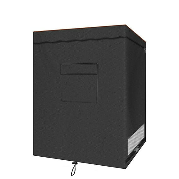 Refrigerator Covers Chest Freezer Cover Waterproof 210D Oxford Protective Refrigerator Dust Cover 71.12 X 58.42 X 86.36 Cm