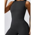 thumbnail image 2 of Sexy Hollow Out Backless One Piece Yoga Jumpsuit Women Sleeveless Fitness Gym Suit Workout Exercise Skinny Sport Flare Bodysuits, 2 of 6