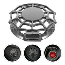 OFFIGAM Metal Stop Button Cover, Anti-Wear Protector with Universal Fit for Cars, Finish