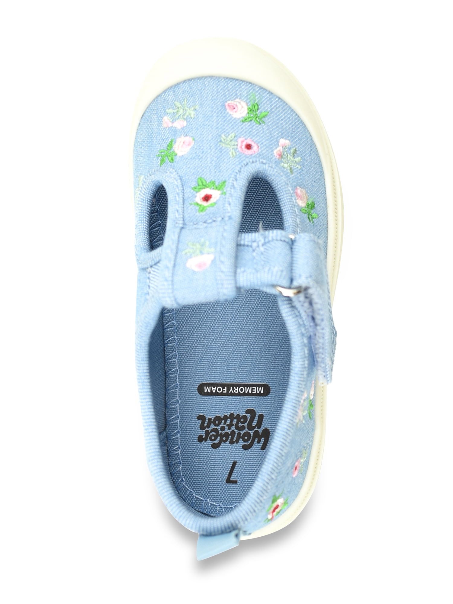 Wonder Nation Toddler Girls Casual T Strap Shoes