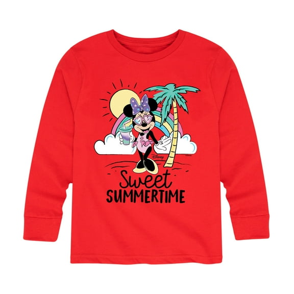 Mickey & Friends - Sweet Summertime - Toddler And Youth Long Sleeve Graphic T-Shirt