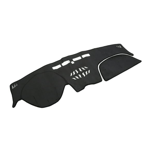 Unique Bargains Dashboard Cover Interior Non-Slip Dashboard Carpet Mat Pad for Hyundai Santa Fe 2019-2020 Flannel Black