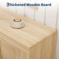 thumbnail image 5 of 70.8" Sideboard Buffet Cabinet with Storage, Sideboard Buffet Table Mid Century Modern Accent Cabinet with 4 Doors, Wood Coffee Bar Cabinet Media Console Credenza for Living Room, Kitchen, Hallway, 5 of 8