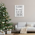 thumbnail image 2 of Beginning To Cost Like Christmas Humor Holiday Graphic Art Gallery Wrapped Canvas Print Wall Art, 2 of 7