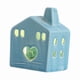 thumbnail image 3 of Casa de pueblo navideña de cerámica, decorativa, pequeña casa de porcelana con luz LED, para Estilo C, 3 of 9