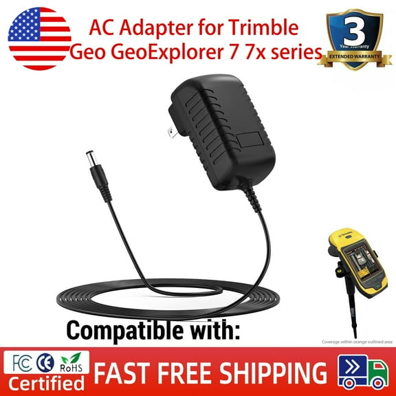 AC Adapter for Trimble Geo GeoExplorer 7 7x series Handheld Battery Pack Charger