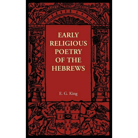 Early Religious Poetry of the Hebrews, (Paperback)