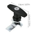 thumbnail image 2 of SHISUYAN 1 Set T Handle Cabinet Locks RV Truck Storage Drawer Locks with Keys Garage Door Latch Locks Letter Box Drawer Locks for Trailers, 2 of 8