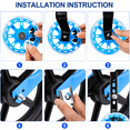thumbnail image 6 of Bike Training Wheels for 12 14 16 18 20 Inch Kids Bikes, Heavy-Duty Bicycle Training Wheels Flash Bike Training Wheels, 6 of 7