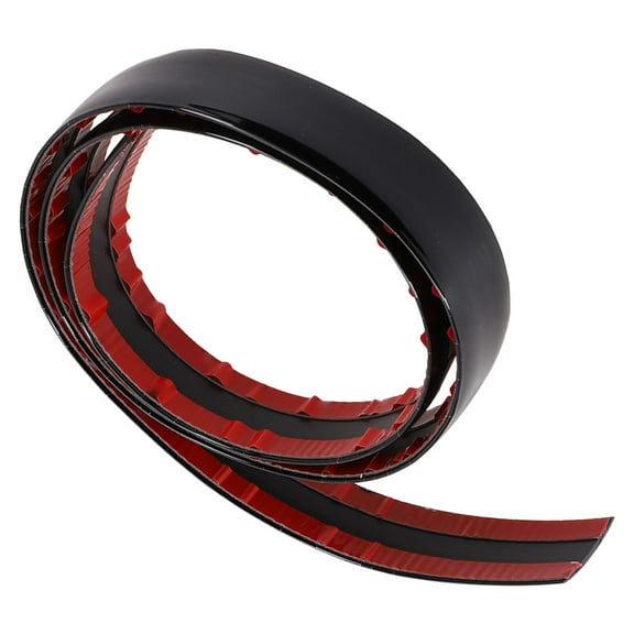 Tekuisi 10ft Black Trim Molding Car Door Side Tailgate Decorate Protect Anti-collision Strip Styling Mouldings Auto Replacement Parts