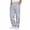 Gray, variant on QLEICOM Men's Pants,Cargo Pants for Men,Men Work Pants in Solid Color with Multiple Pockets and Elastic Drawstring Waist Delivering Straight Leg Gym Silhouette