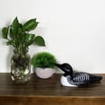 thumbnail image 5 of CVHOMEDECO. Primitives Hand Engraving and Painted Wood Loon Farmhouse Figurine Decorative Accent, 10-1/4 Inch, 5 of 8