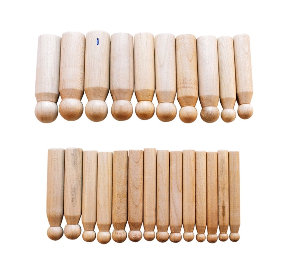 Wood Dapping Punch Set 24 Pc Wooden Jewelry Making Tools Punches Size
