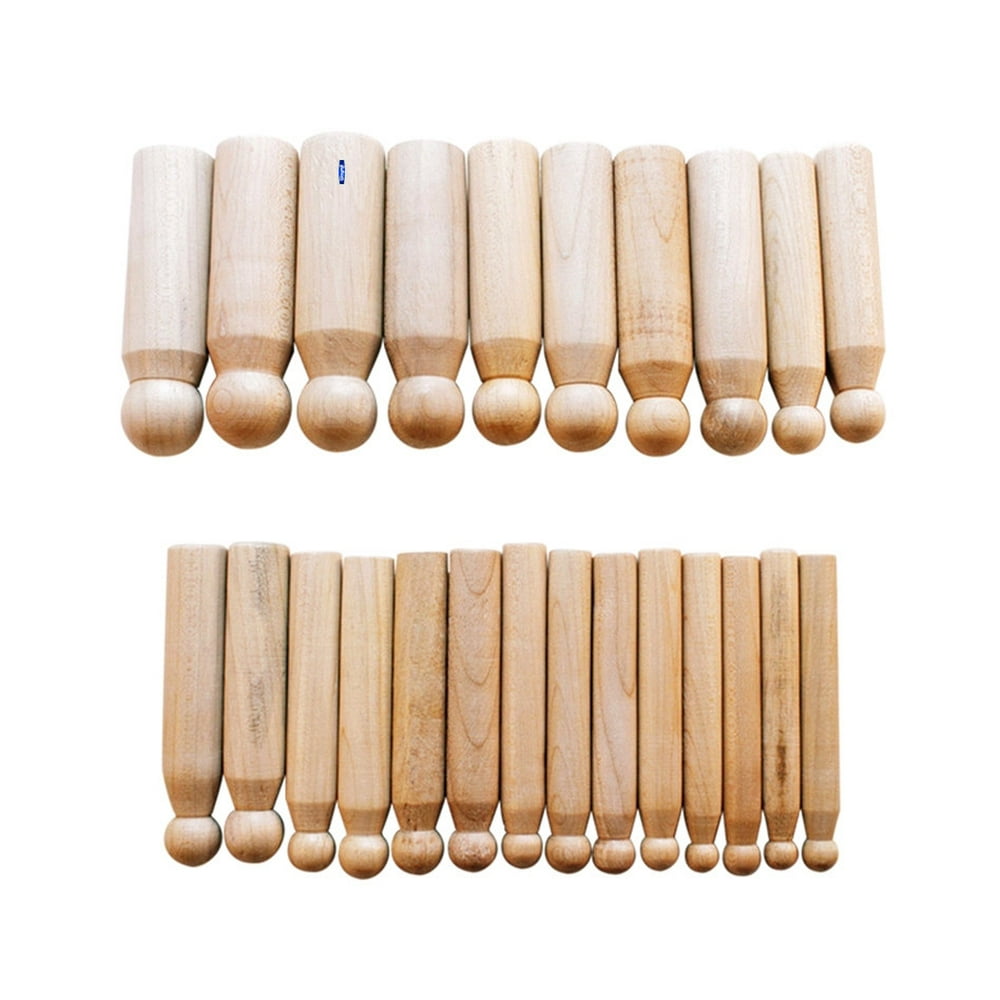 Wood Dapping Punch Set 24 Pc Wooden Jewelry Making Tools Punches Size 10 25mm