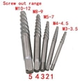 thumbnail image 2 of Jinsinto Ensemble de 11pcs M3-M12 Endommagé Vis Cassée, Goujon, Extracteurs de Boulon avec Forets, Finepro, 2 of 5