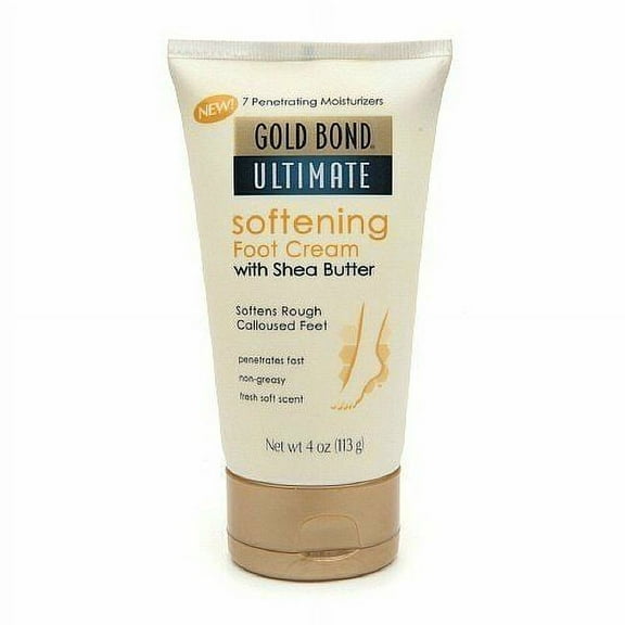 "Gold Bond Ultimate Softening Foot Cream With Shea Butter to Soften Rough & Calloused Feet, 4 oz."