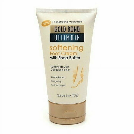 Gold Bond Ultimate Softening Foot Cream With Shea Butter to Soften Rough & Calloused Feet, 4 oz.