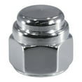 thumbnail image 1 of 1/2"-13 Chrome Plated Steel Coarse Thread Flat Head Acorn Cap Nuts, 1 of 1