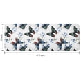 thumbnail image 7 of White Butterfly Blue Flower Pattern Kitchen Rug Mat,Kitchen Runner Rugs Non Skid Washable,Decorative Kitchen Floor Mats for Kitchen,Sink,Laundry,17"x47.2", 7 of 7