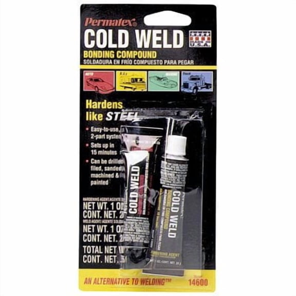 Permatex 14600 1 Oz Cold Weld Bonding Compound 2 Count